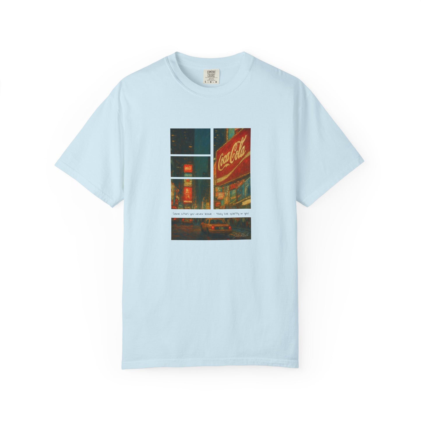 T-Shirt: Reflections No. 2 — “Nostalgia, New York” | Inspiro Art Studio by John Rinaldo