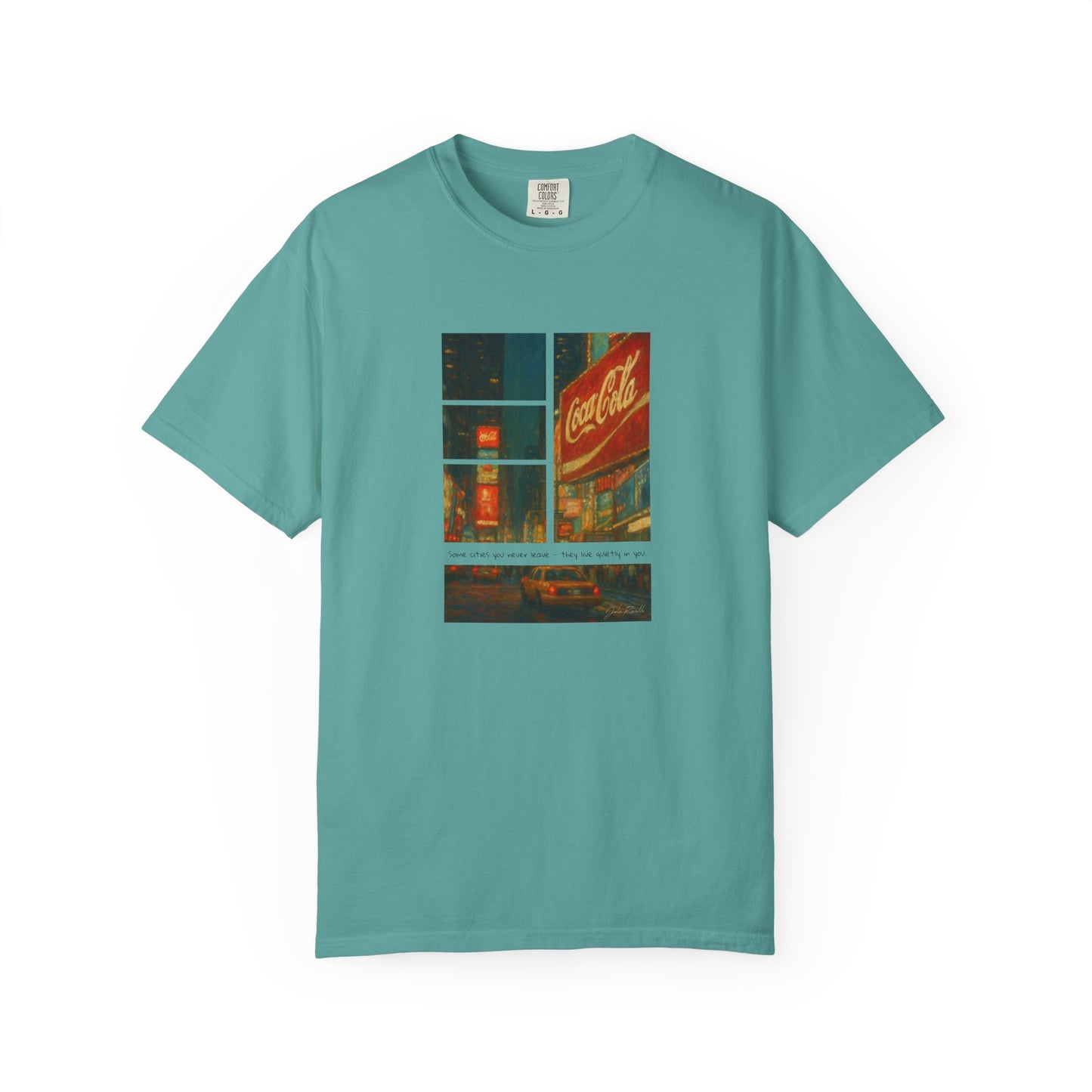 T-Shirt: Reflections No. 2 — “Nostalgia, New York” | Inspiro Art Studio by John Rinaldo
