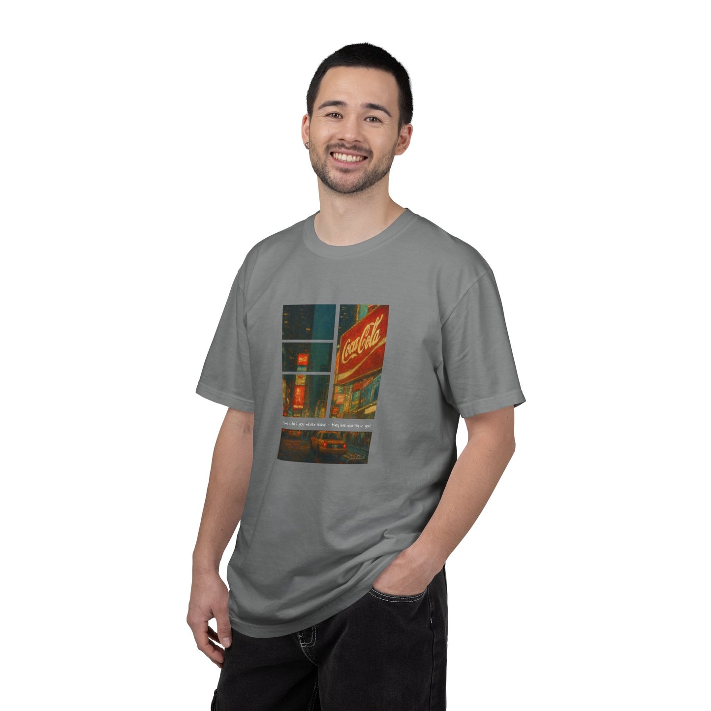 T-Shirt: Reflections No. 2 — “Nostalgia, New York” | Inspiro Art Studio by John Rinaldo