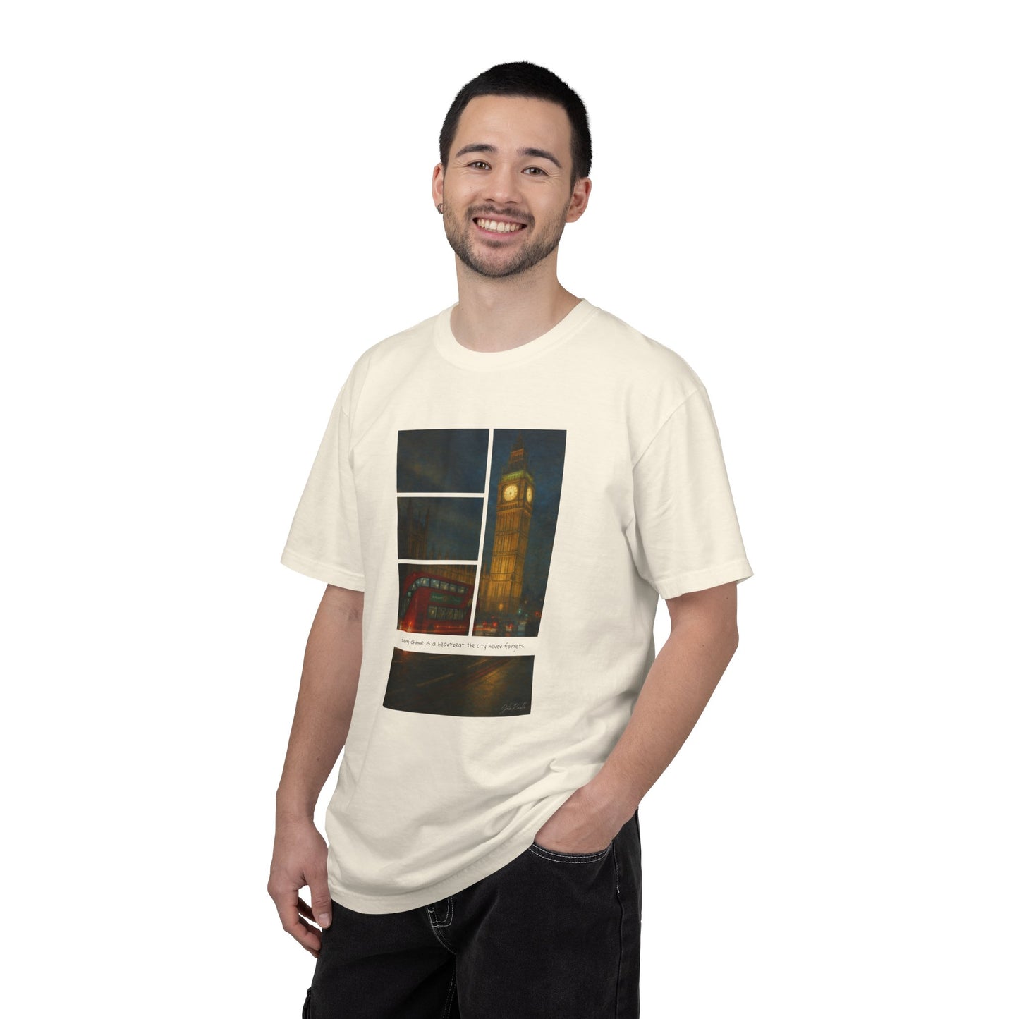 T-Shirt: Reflections No. 3 — “Big Ben” | Inspiro Art Studio by John Rinaldo