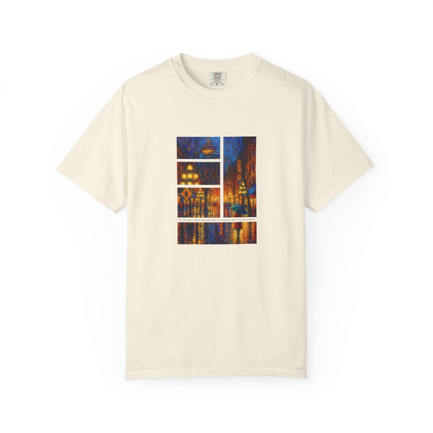 T-Shirt: Reflections No. 1 — “Gastown Night” | Inspiro Art Studio by John Rinaldo