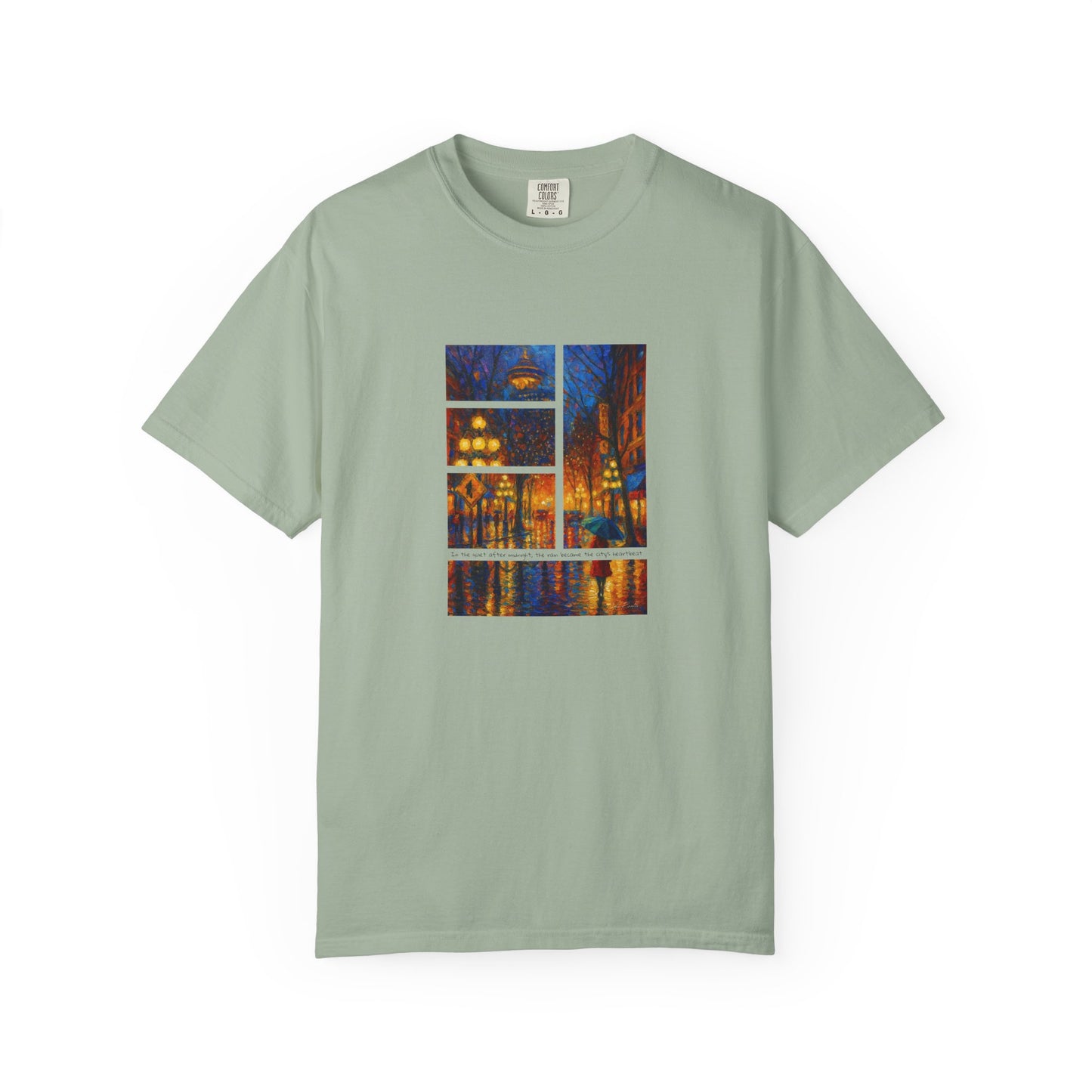 T-Shirt: Reflections No. 1 — “Gastown Night” | Inspiro Art Studio by John Rinaldo