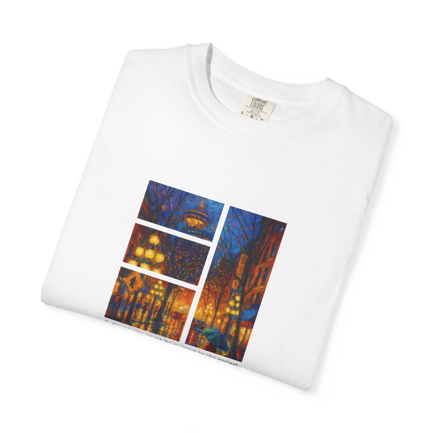 T-Shirt: Reflections No. 1 — “Gastown Night” | Inspiro Art Studio by John Rinaldo