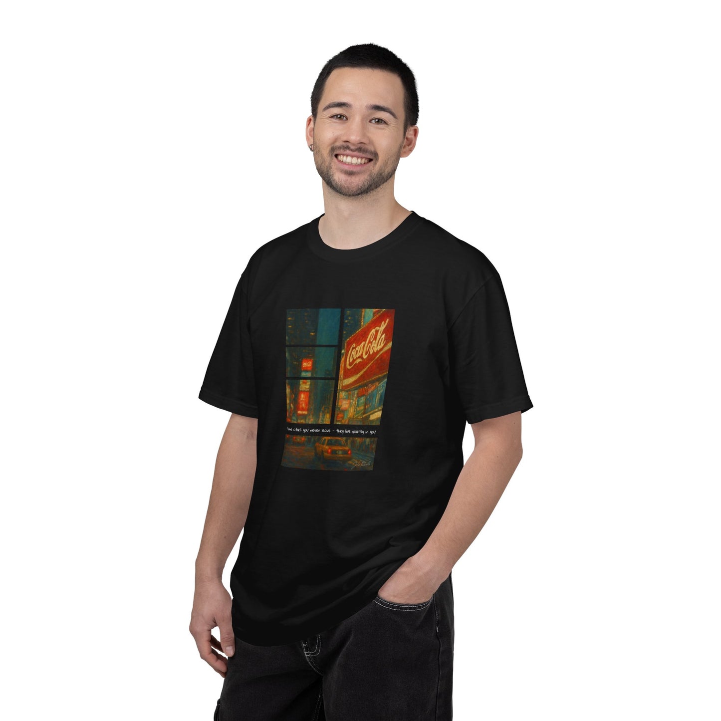 T-Shirt: Reflections No. 2 — “Nostalgia, New York” | Inspiro Art Studio by John Rinaldo