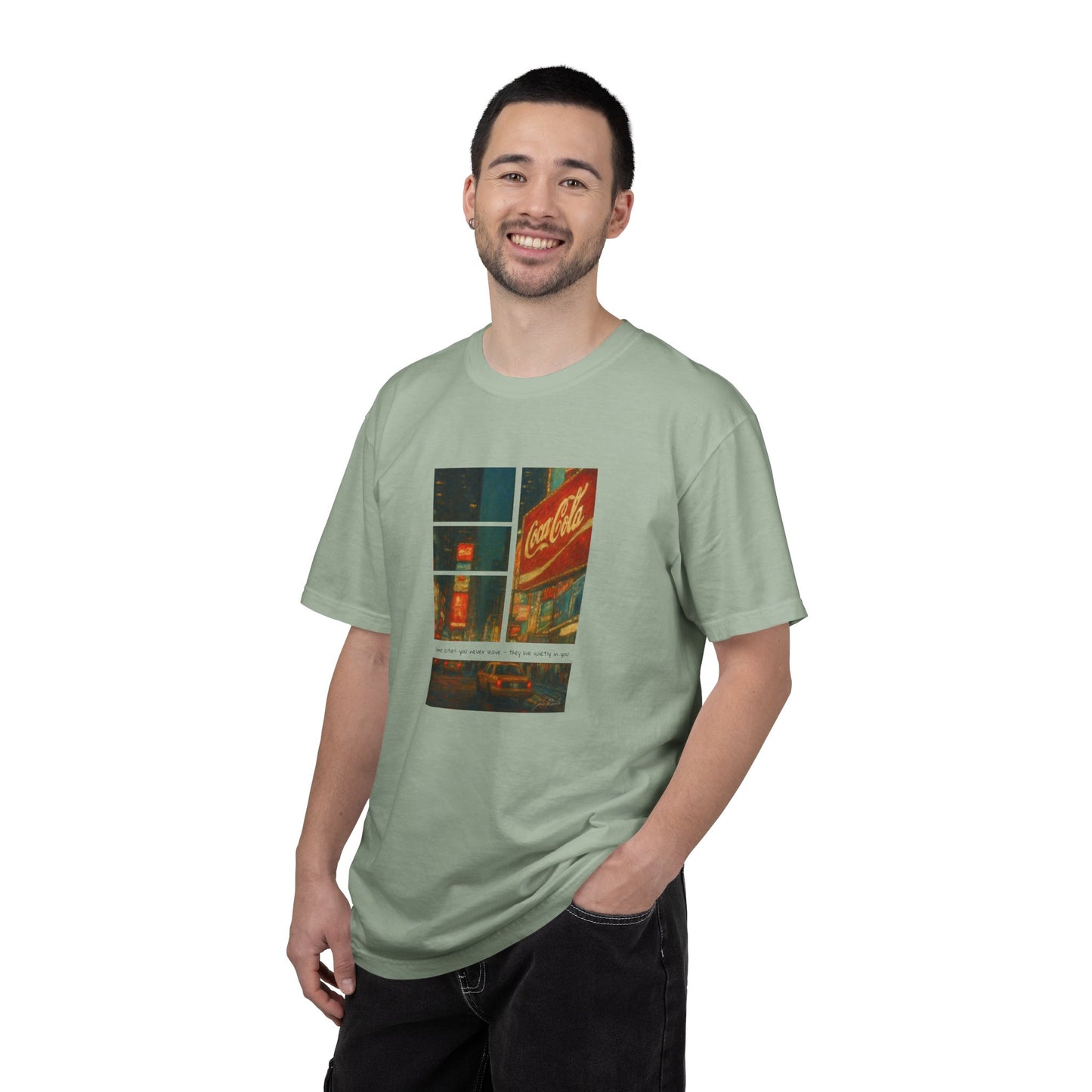T-Shirt: Reflections No. 2 — “Nostalgia, New York” | Inspiro Art Studio by John Rinaldo