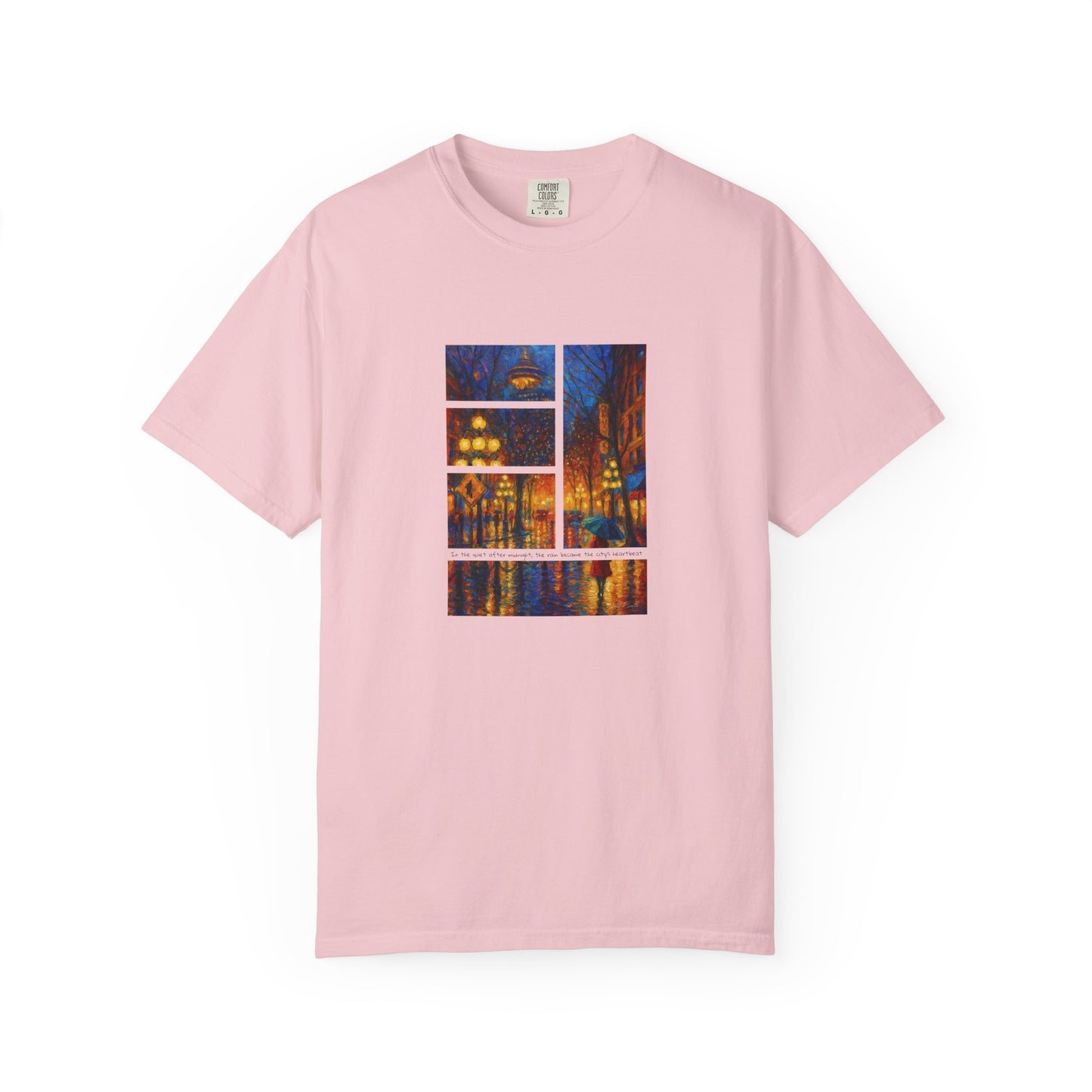 T-Shirt: Reflections No. 1 — “Gastown Night” | Inspiro Art Studio by John Rinaldo