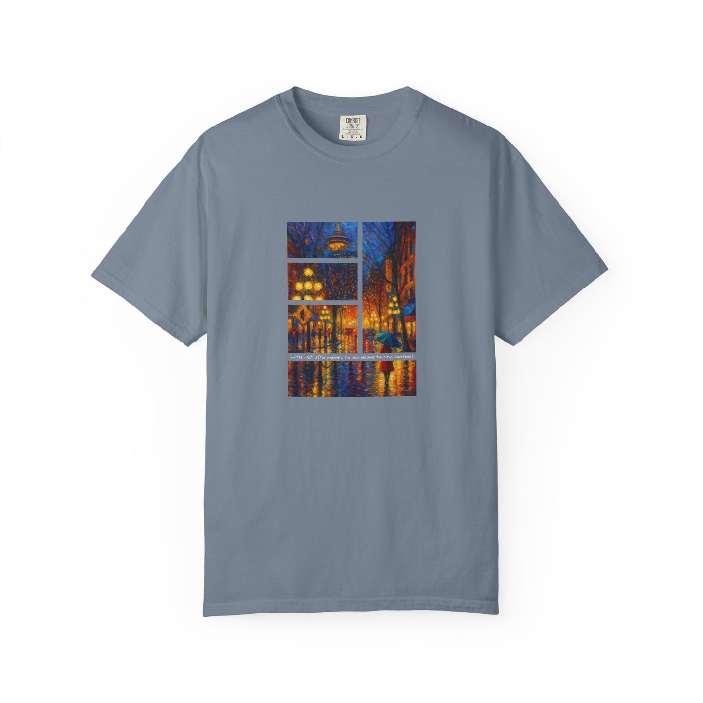 T-Shirt: Reflections No. 1 — “Gastown Night” | Inspiro Art Studio by John Rinaldo