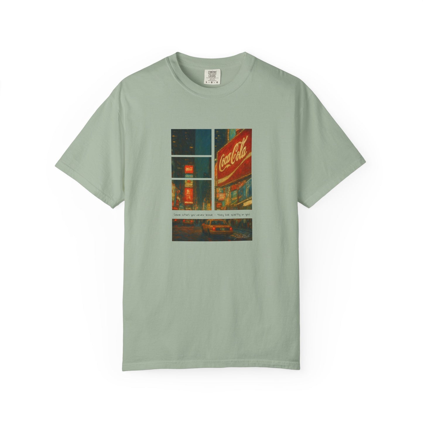 T-Shirt: Reflections No. 2 — “Nostalgia, New York” | Inspiro Art Studio by John Rinaldo