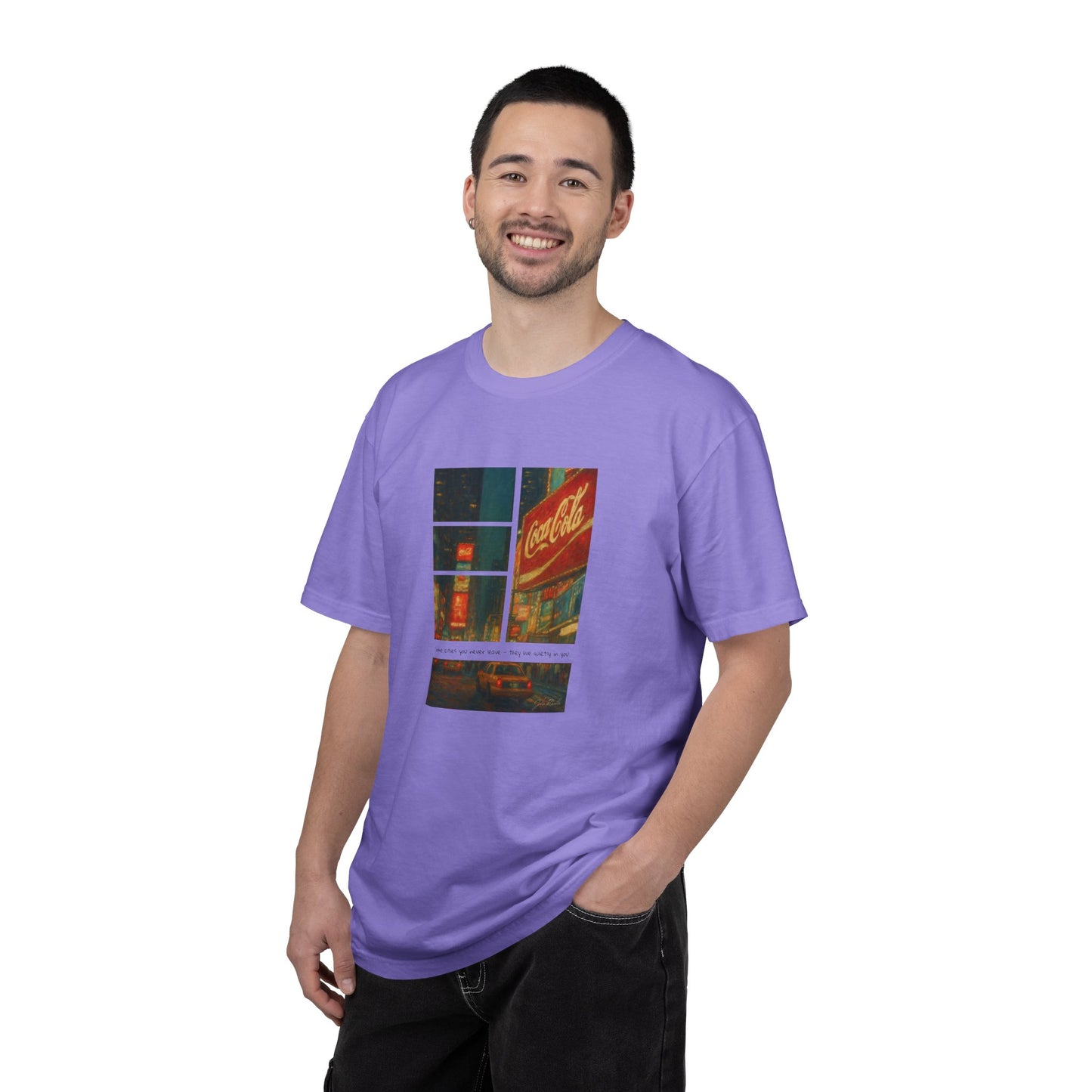 T-Shirt: Reflections No. 2 — “Nostalgia, New York” | Inspiro Art Studio by John Rinaldo
