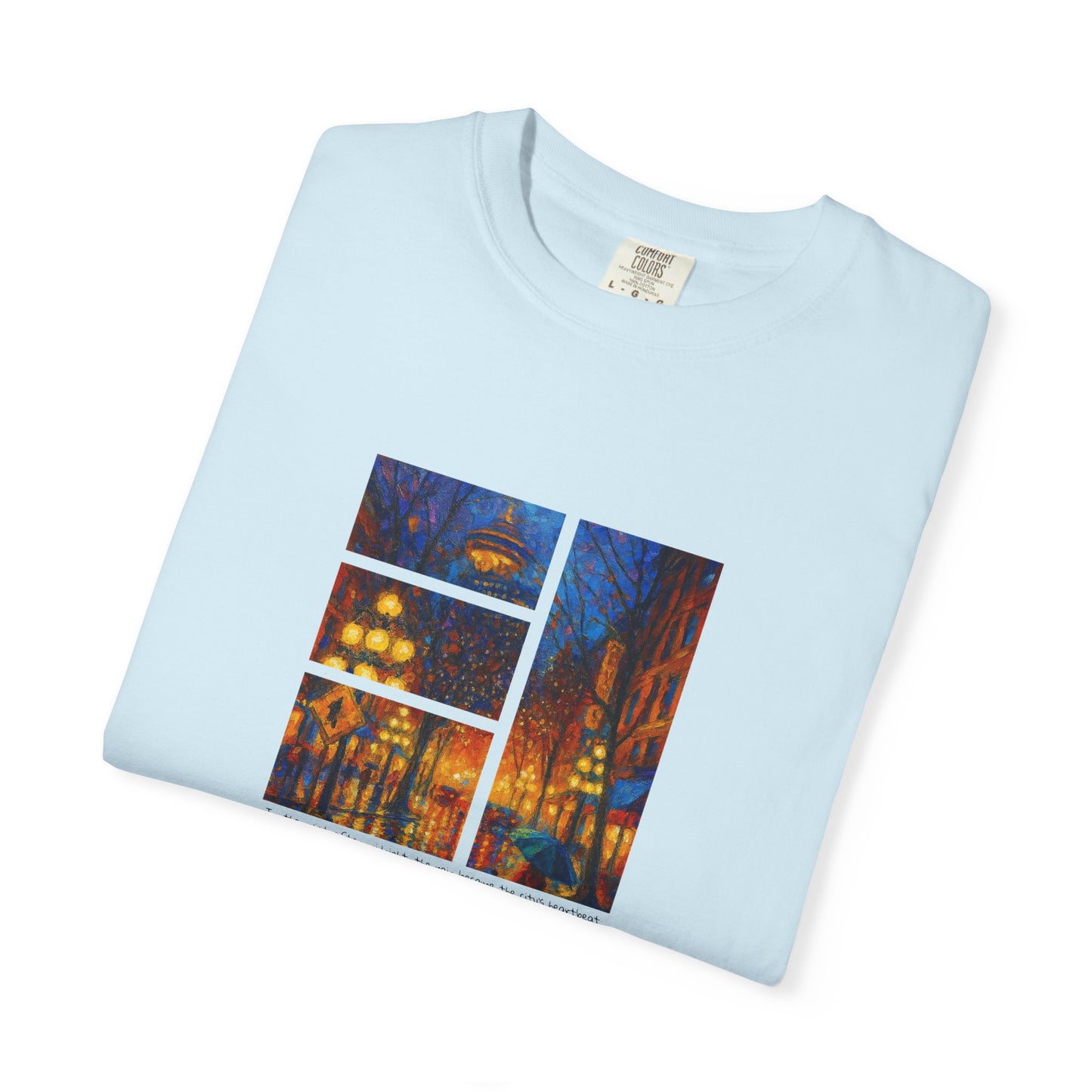 T-Shirt: Reflections No. 1 — “Gastown Night” | Inspiro Art Studio by John Rinaldo