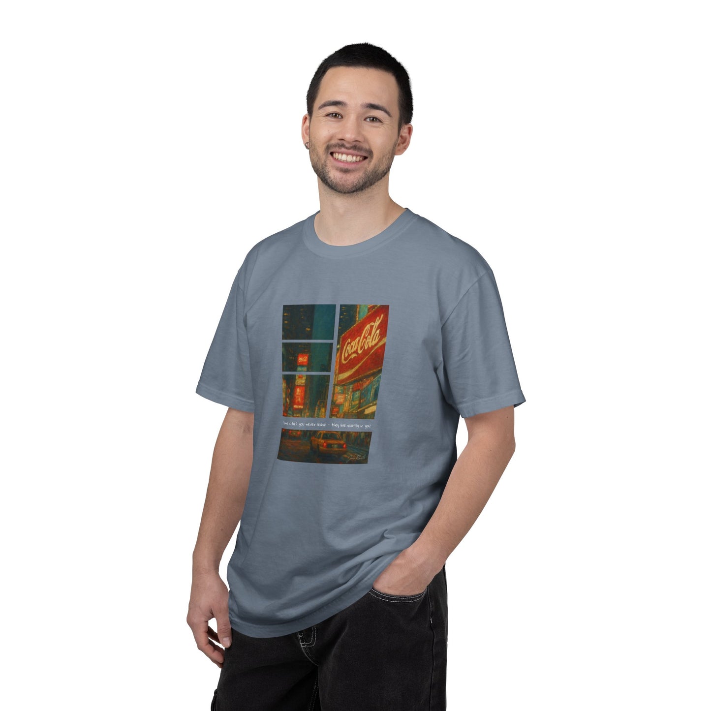 T-Shirt: Reflections No. 2 — “Nostalgia, New York” | Inspiro Art Studio by John Rinaldo