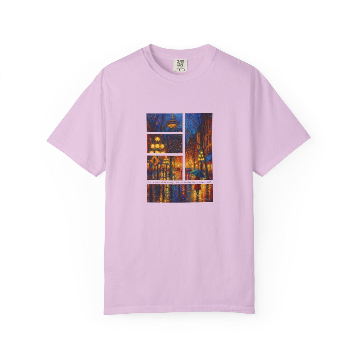 T-Shirt: Reflections No. 1 — “Gastown Night” | Inspiro Art Studio by John Rinaldo
