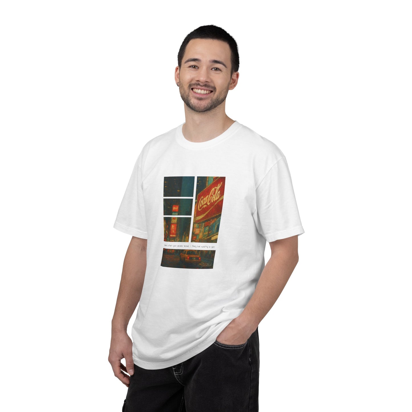 T-Shirt: Reflections No. 2 — “Nostalgia, New York” | Inspiro Art Studio by John Rinaldo