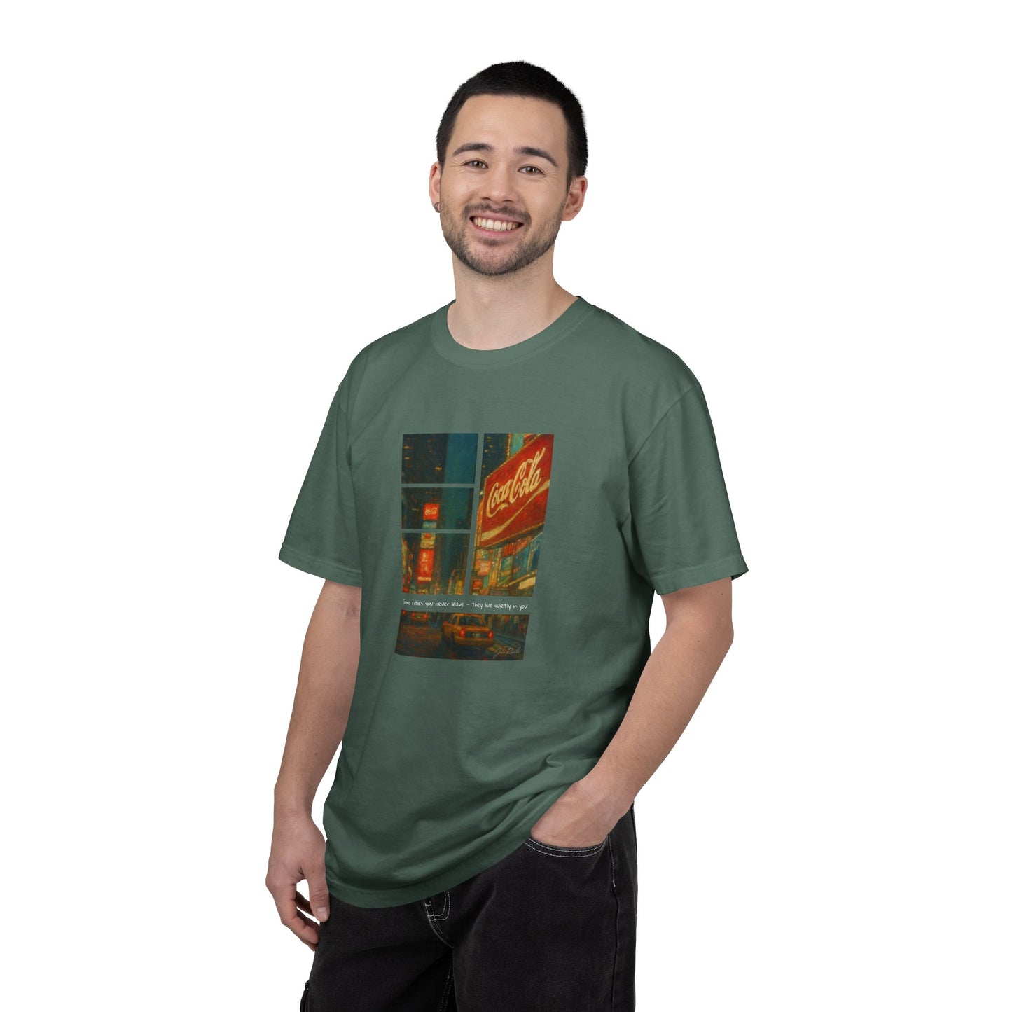 T-Shirt: Reflections No. 2 — “Nostalgia, New York” | Inspiro Art Studio by John Rinaldo