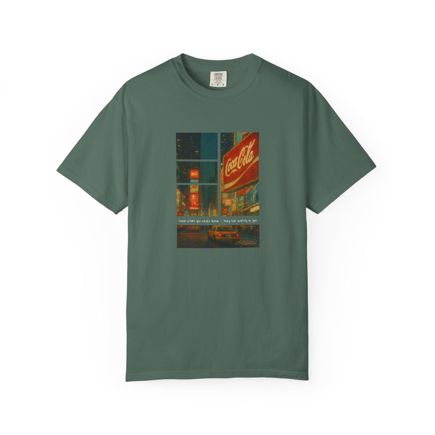 T-Shirt: Reflections No. 2 — “Nostalgia, New York” | Inspiro Art Studio by John Rinaldo