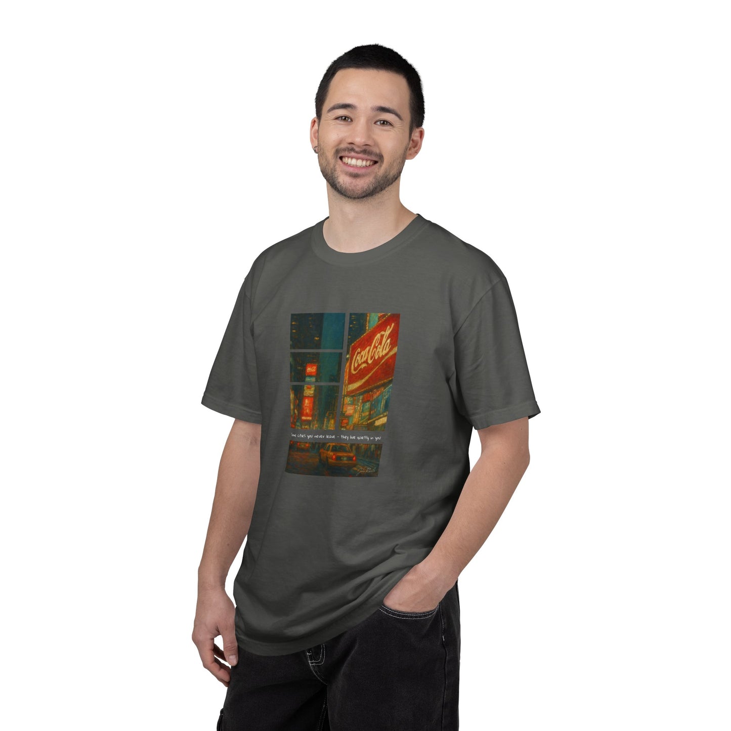 T-Shirt: Reflections No. 2 — “Nostalgia, New York” | Inspiro Art Studio by John Rinaldo