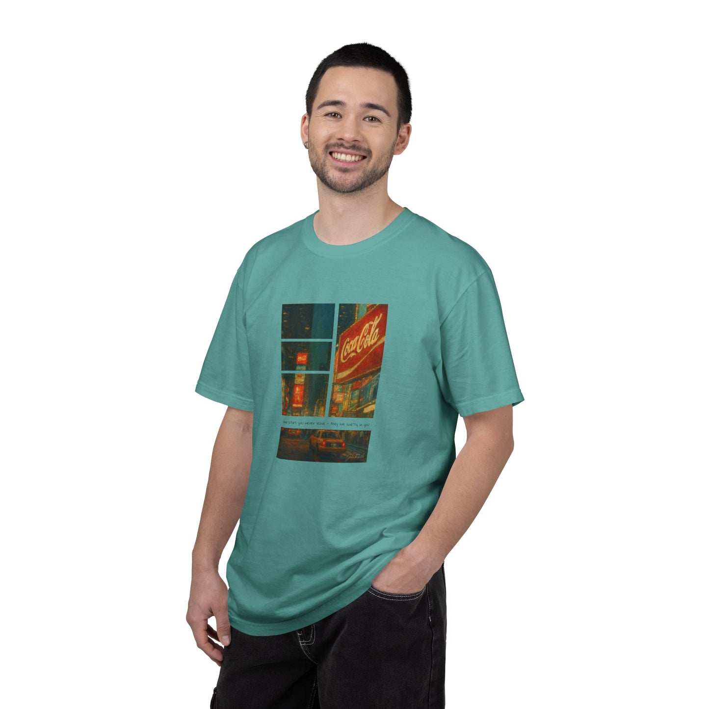 T-Shirt: Reflections No. 2 — “Nostalgia, New York” | Inspiro Art Studio by John Rinaldo