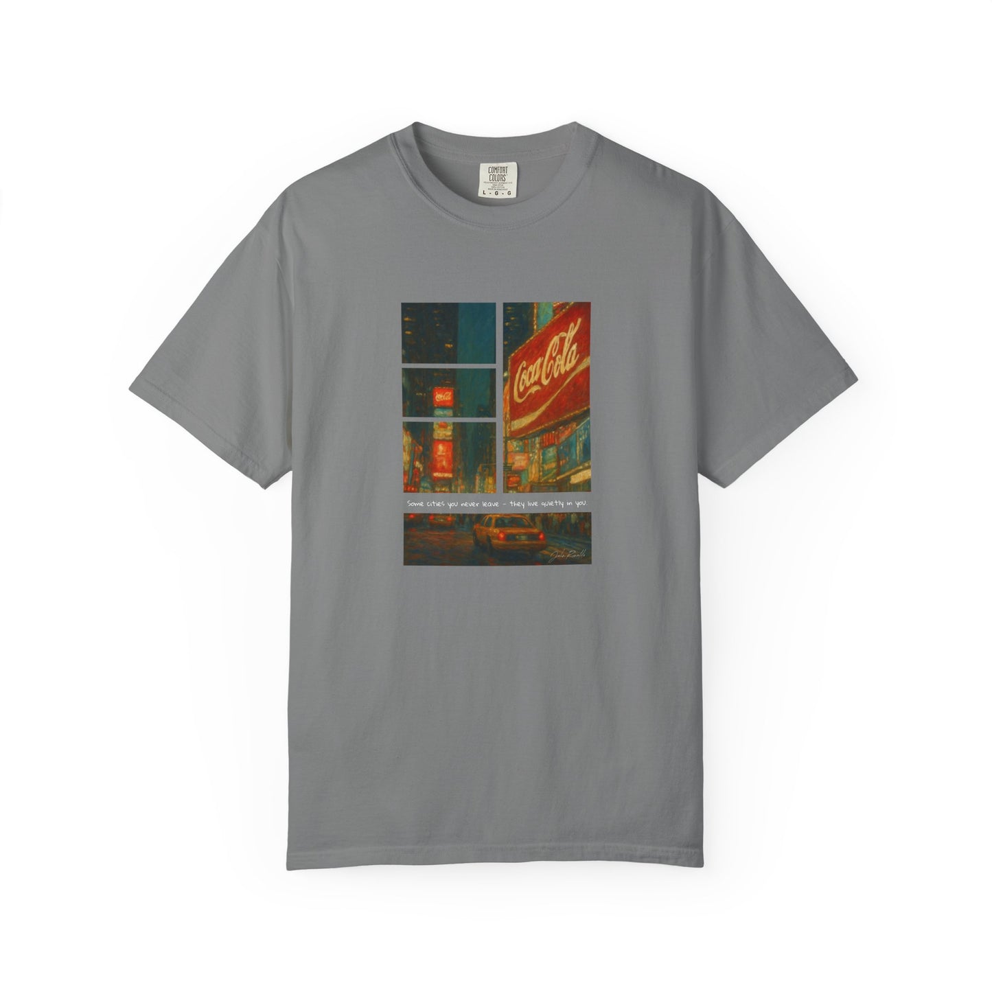 T-Shirt: Reflections No. 2 — “Nostalgia, New York” | Inspiro Art Studio by John Rinaldo