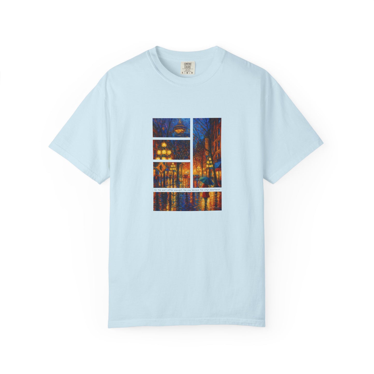 T-Shirt: Reflections No. 1 — “Gastown Night” | Inspiro Art Studio by John Rinaldo
