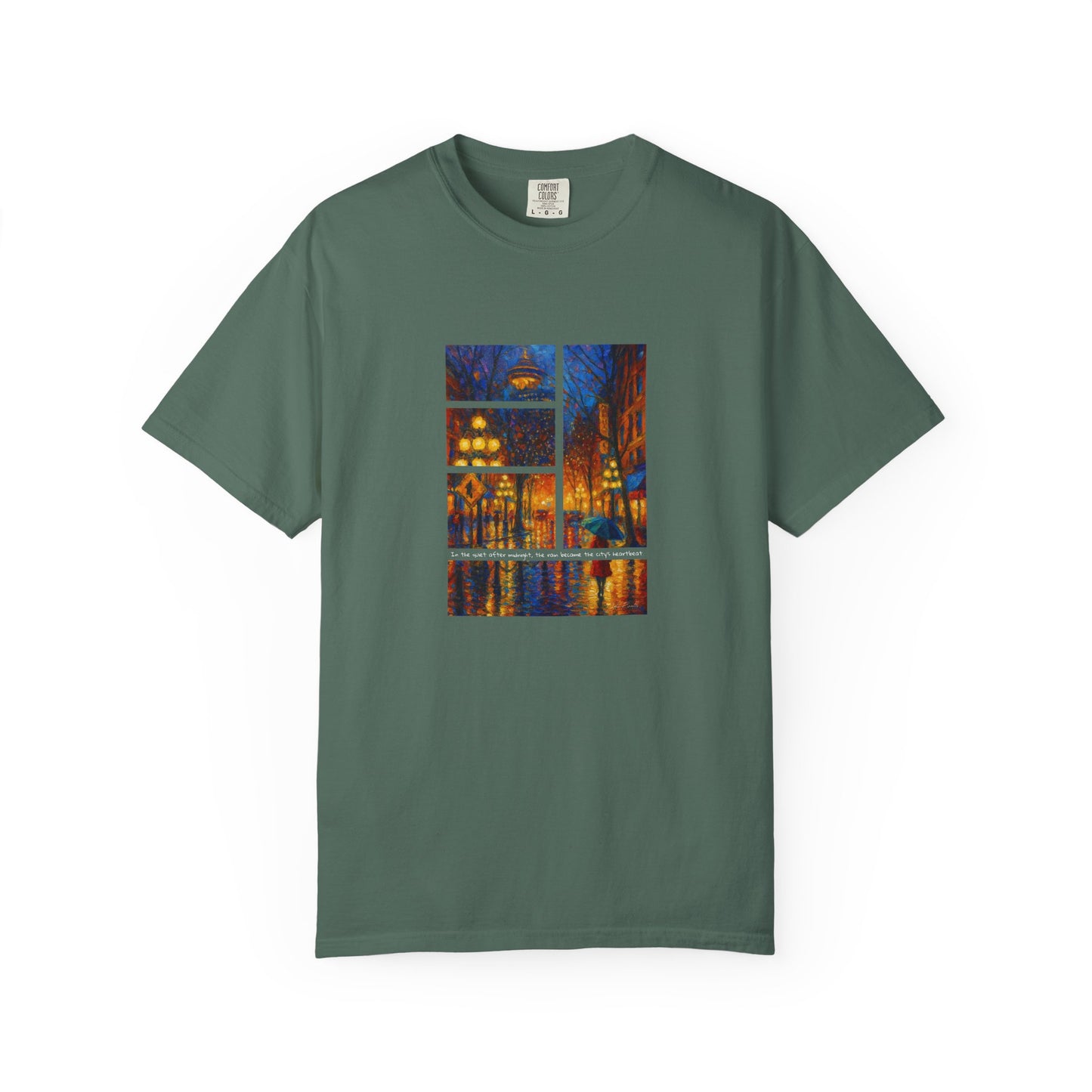 T-Shirt: Reflections No. 1 — “Gastown Night” | Inspiro Art Studio by John Rinaldo