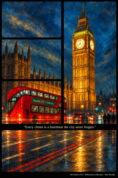 Big Ben — The Positive Pen Reflections Collection by John Rinaldo, 2:3 artwork