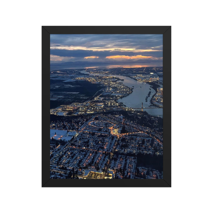 Landing in Vancouver I Framed Poster | Moments of Stillness No. 2