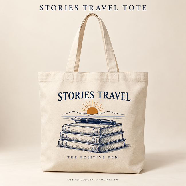 Stories Travel Tote | The Positive Pen