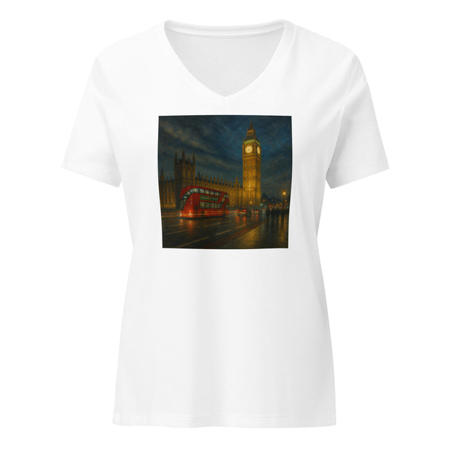 Big Ben — Women's Relaxed V-Neck T-Shirt | The Positive Pen